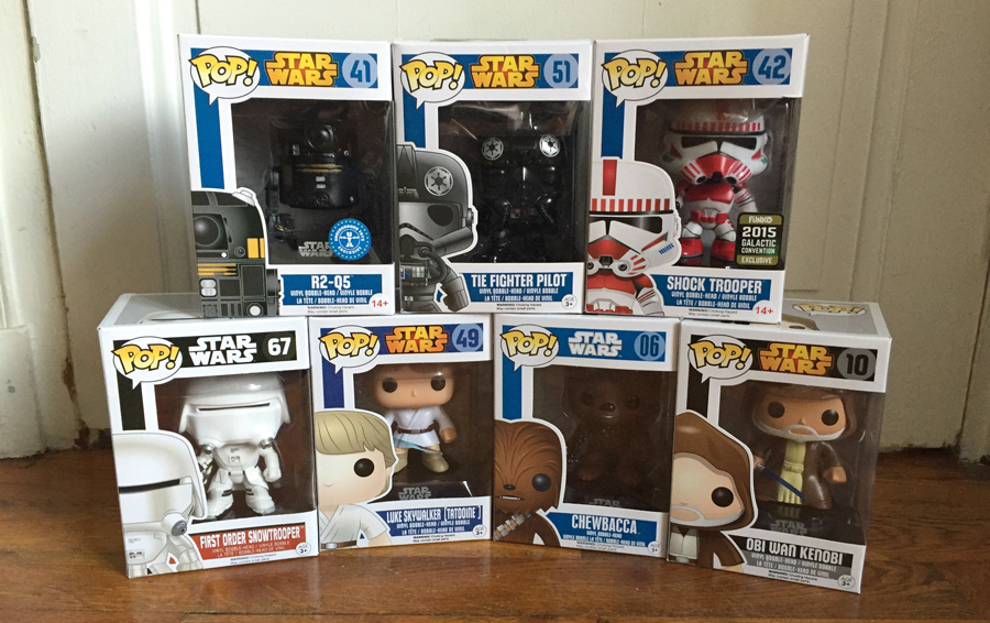 Après l'excellent Star Wars VII, le bonheur continue avec ces figurines Funko Pop!s de My Pop Box.