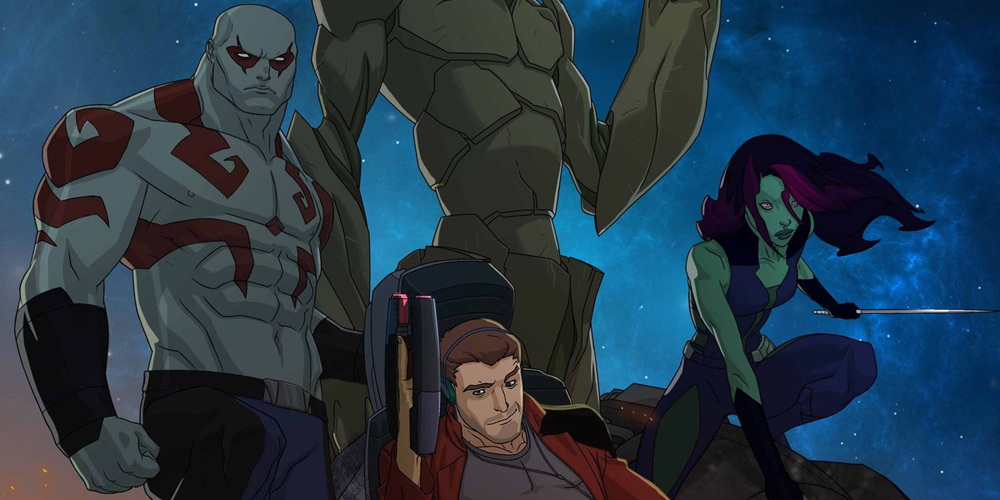  Guardians of the Galaxy animated